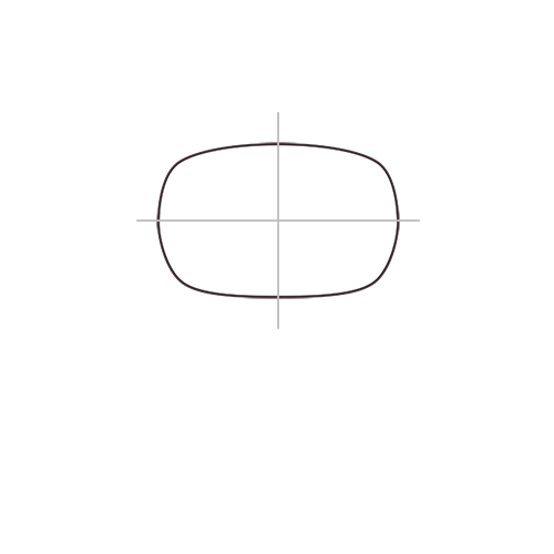 Grundform des Hasenkopfes